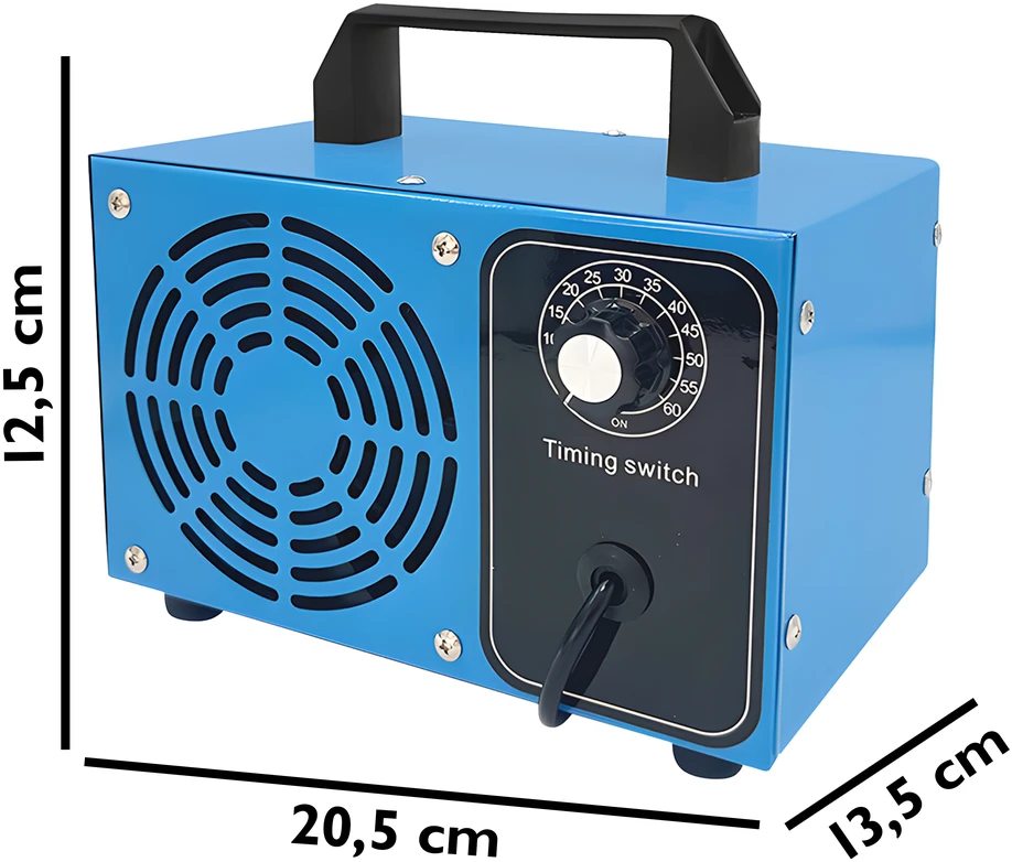 Ozono generatorius-oro valytuvas su galingu laikmačiu, 140 W, 60 g/val. - ER1144