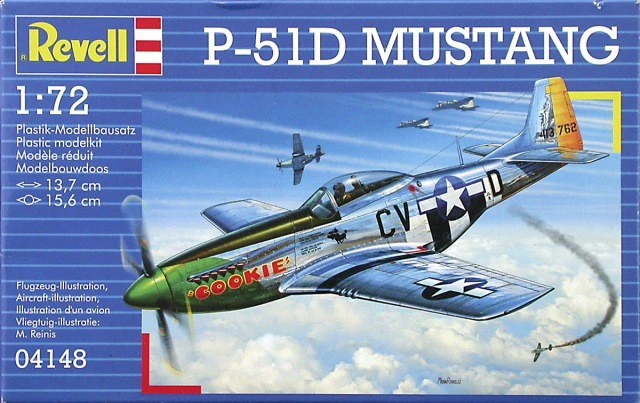 Revell – P-51D Mustang, 1/72, 04148