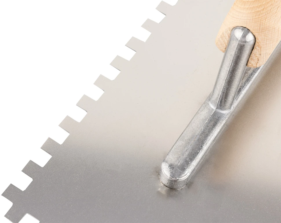 Dantyta mentelė NEO 270 x 128 mm su medine rankena