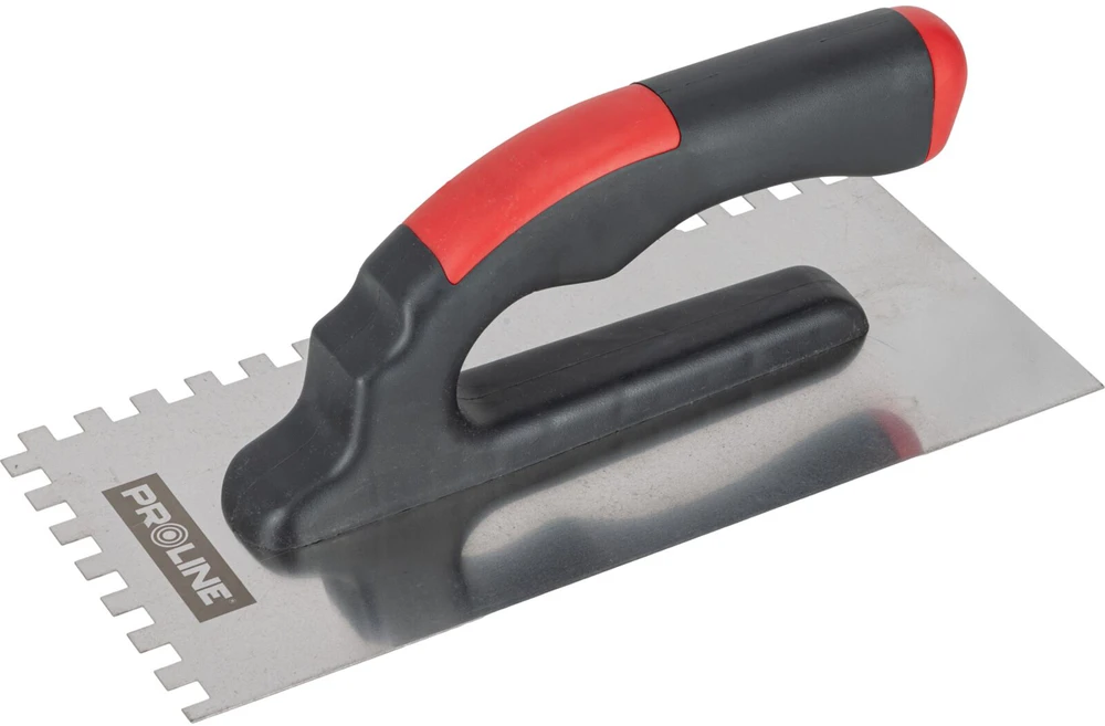 Paca Nerūdijančio plieno mentelė 270 * 130 mm, 8 * 8 dantų, plastikinė rankena, prolinas