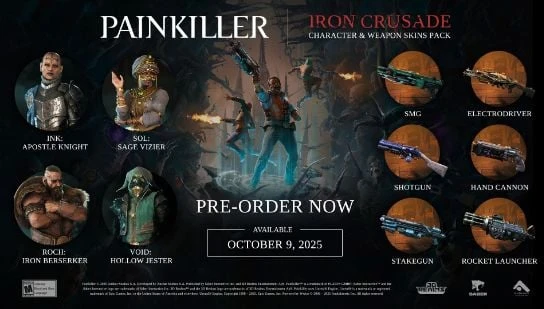 Painkiller Saber Interactive Skausmą malšinantis vaistas