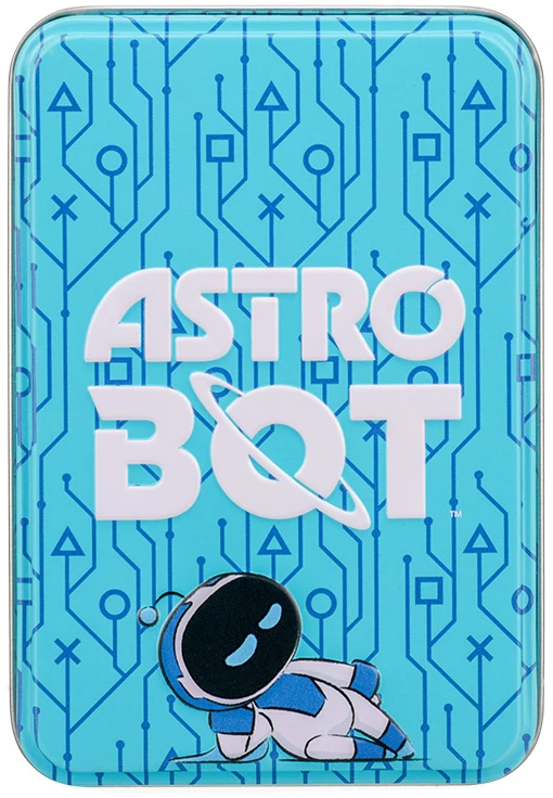 Dėlionė Paladone Astrobot žaidimo kortos skardinėje dėžutėje