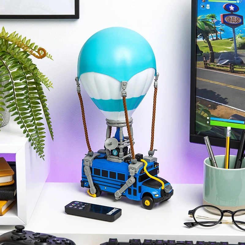 Paladone Fortnite BATTLE BUS DIORAMA lempa | 32 cm