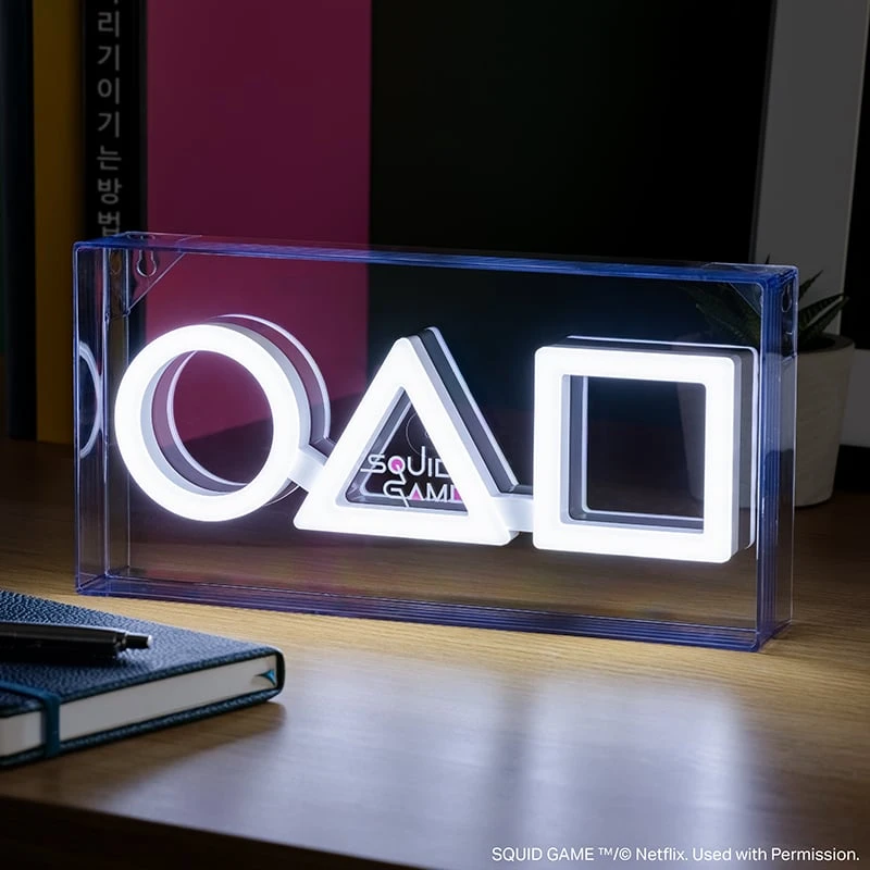 Paladone Kalmarų žaidimo LED neoninė šviesa
