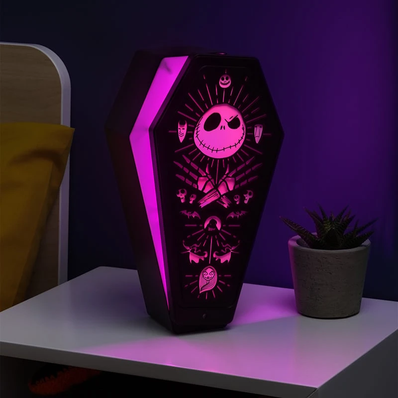 Paladone „Košmaras prieš Kalėdas“ karsto 3D šviesa