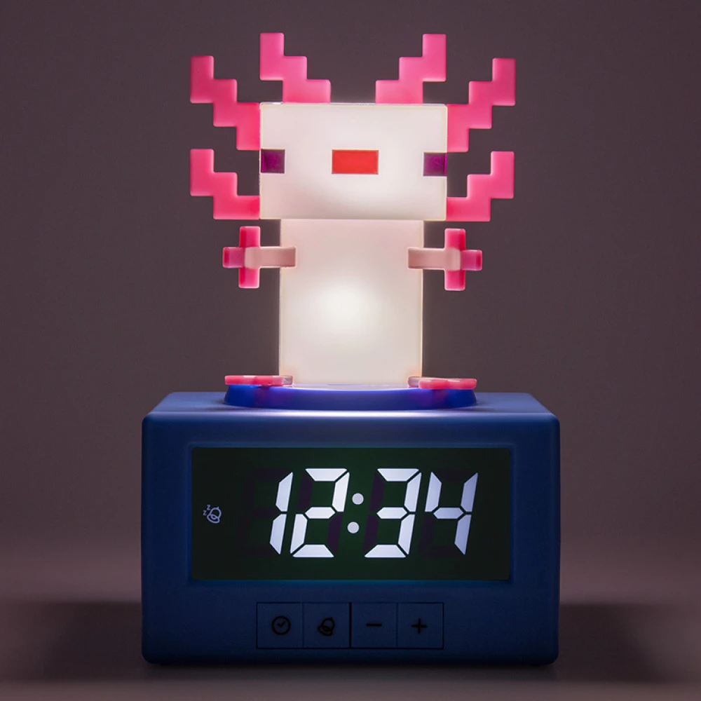 Paladone Minecraft Axolotl Icon žadintuvas | 15 cm