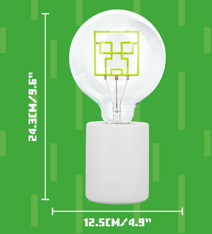 Paladone Minecraft Neon LED Lemputė Creeper