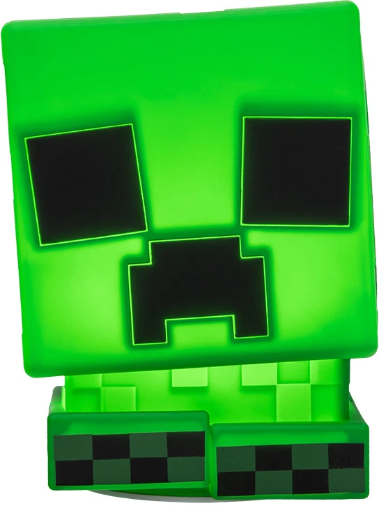 Paladone Minecraft Creeper SquishyGlo Silicone Įkraunama Lempa