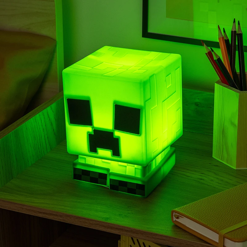 Paladone Minecraft Creeper SquishyGlo Silicone Įkraunama Lempa
