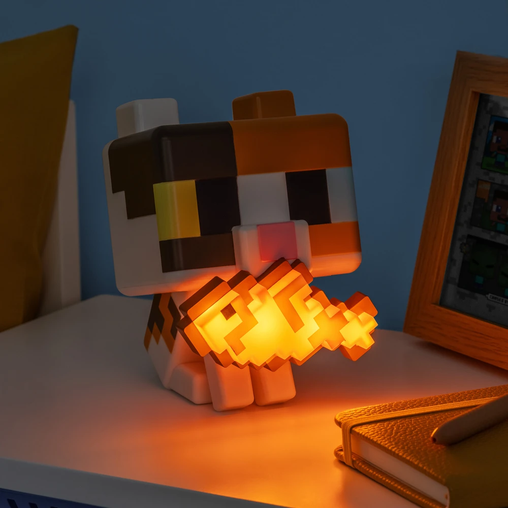 Paladone Minecraft Cat GloBuddies lempa | 14.3 cm