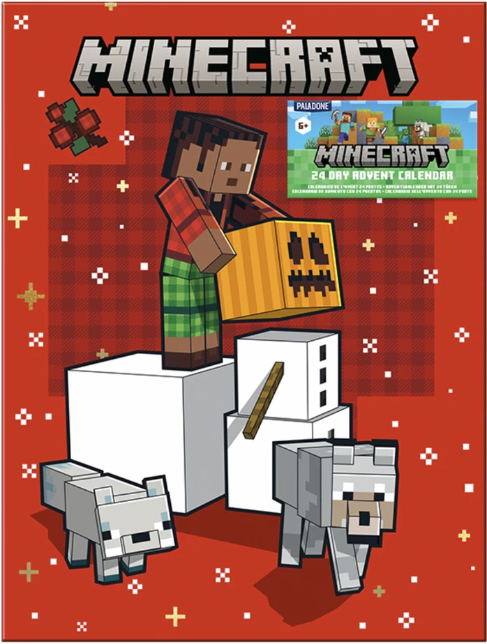 Paladone „Minecraft“ kanceliarinių prekių 24 dienų advento kalendorius