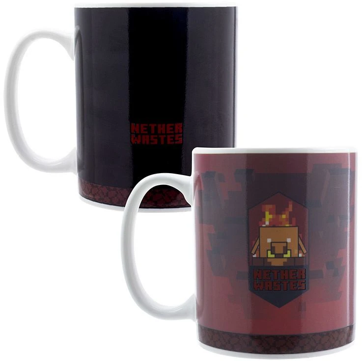 Paladone MINECRAFT Puodelis - Nether | Reaguojantis į karštį 300 ml