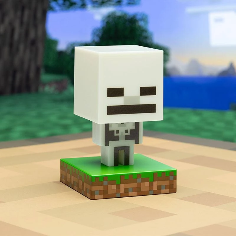 Paladone Minecraft Skeleton Icon lempa