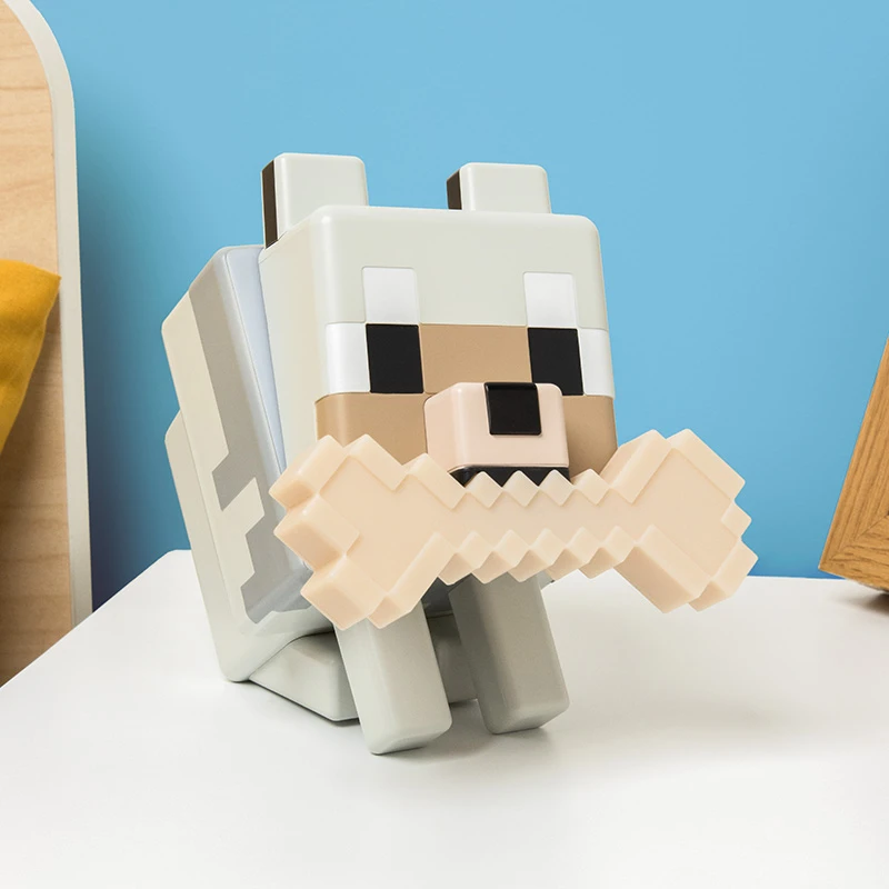 Paladone Minecraft Wolf GloBuddies lempa | 14.3 cm