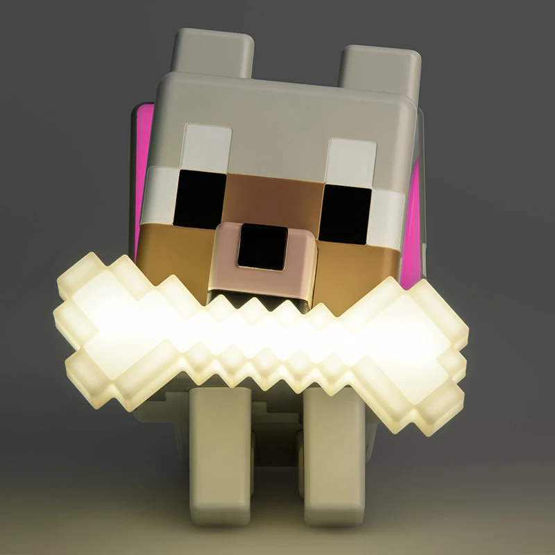 Paladone Minecraft Wolf GloBuddies lempa | 14.3 cm