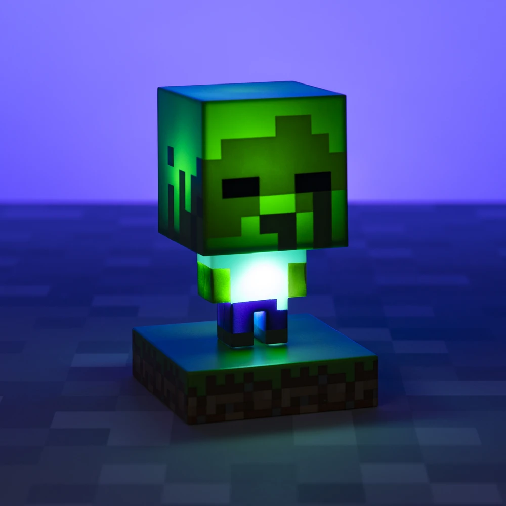 Paladone Minecraft Zombie Icon lempa