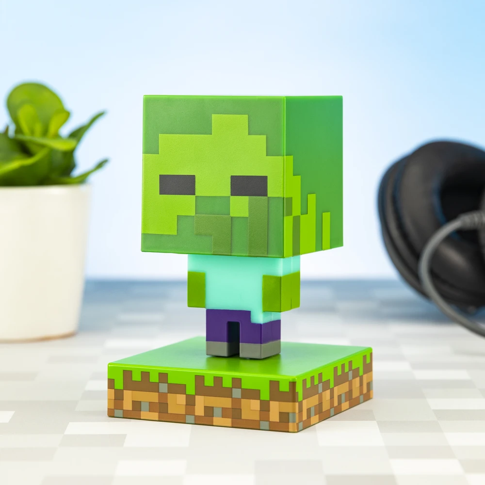 Paladone Minecraft Zombie Icon lempa