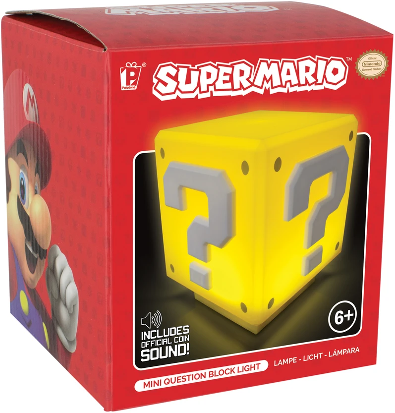 Paladone NINTENDO - SUPER MARIO MINI QUESTION lempa 8cm