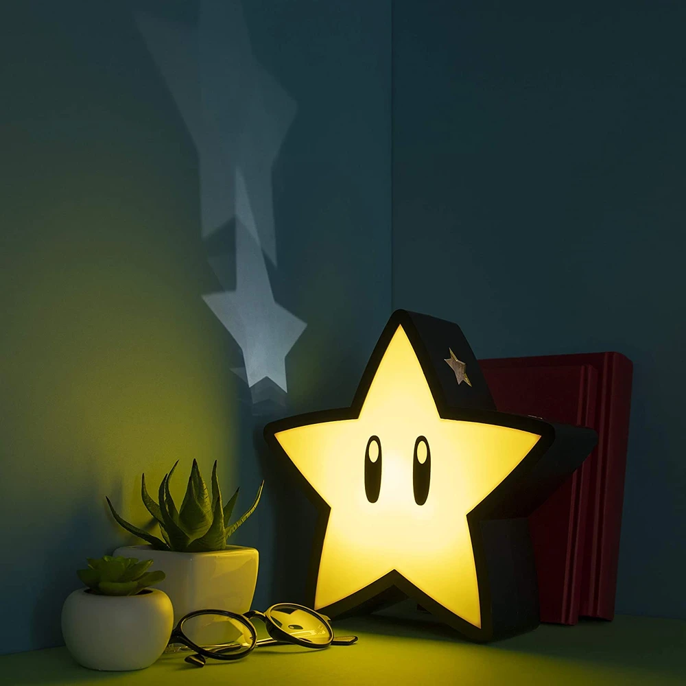 Paladone Super Mario Super Star šviesa 10 cm