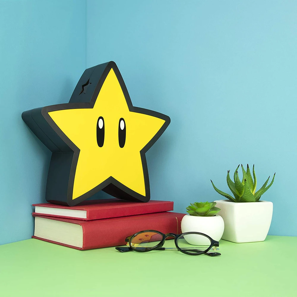Paladone Super Mario Super Star šviesa 10 cm