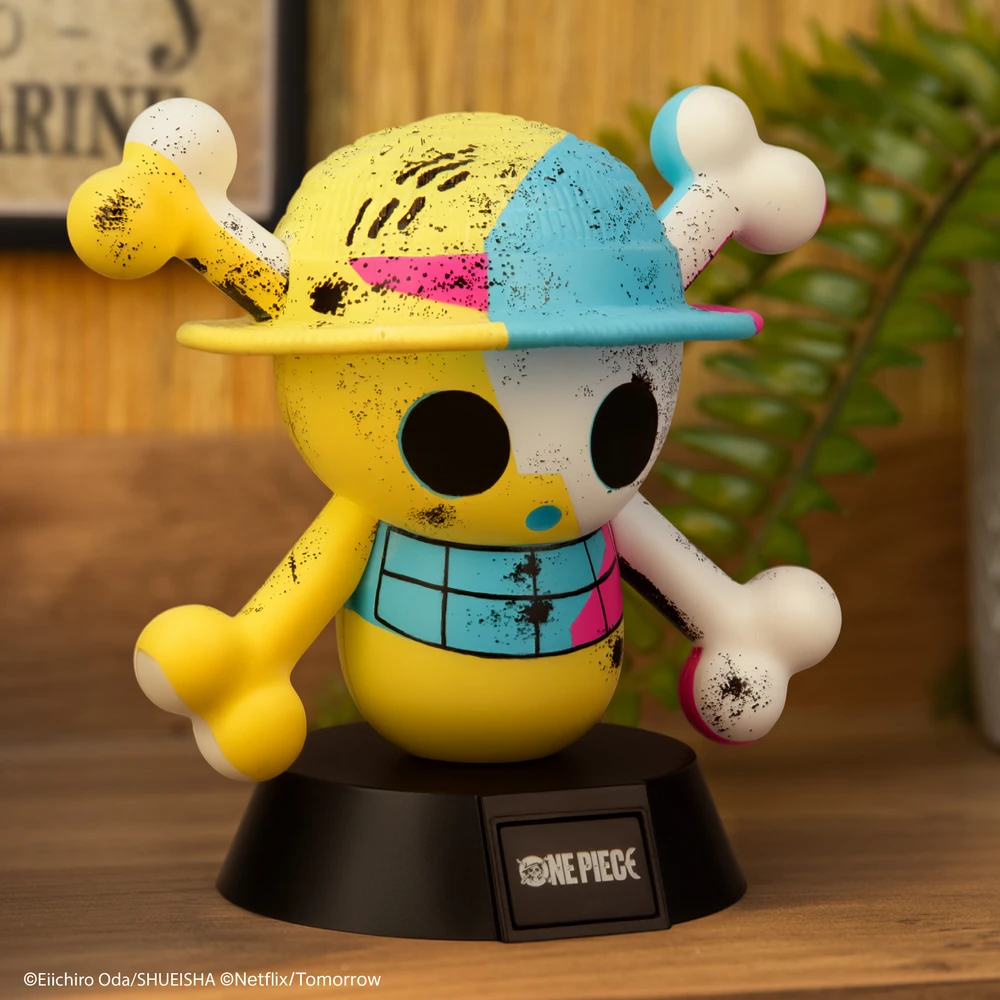 Paladone „One Piece“ – „Jolly Roger“ piktograma, skirta šviesai