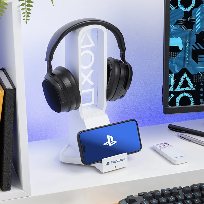 Paladone „Playstation“ stalo ausinių stovas su šviesa