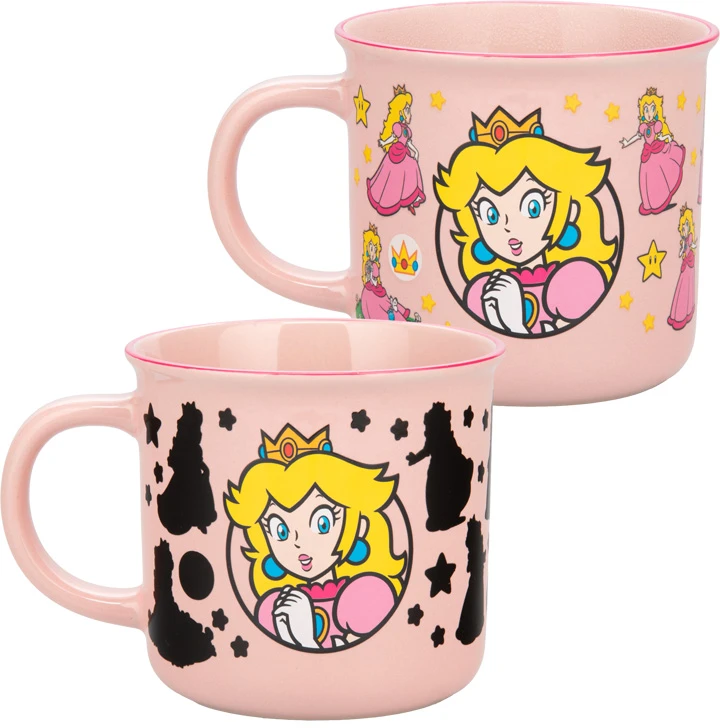 Paladone SUPER MARIO Puodelis - Princess Peach | Reaguojantis į karštį 350 ml