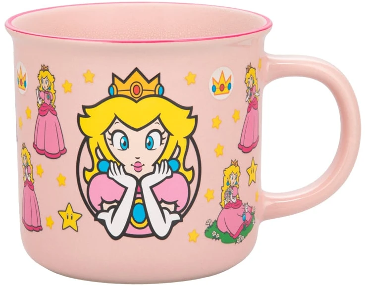Paladone SUPER MARIO Puodelis - Princess Peach | Reaguojantis į karštį 350 ml