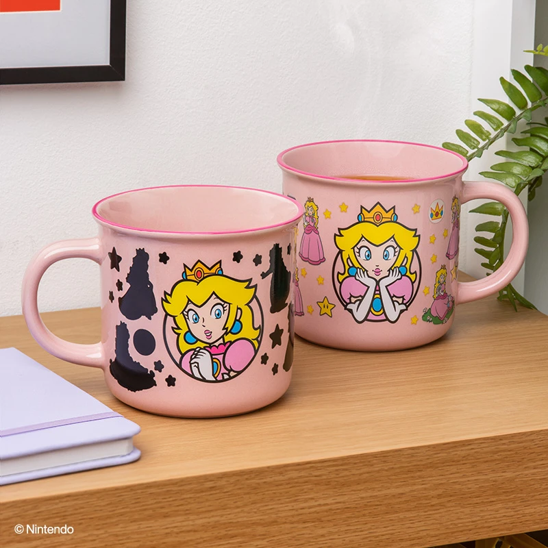 Paladone SUPER MARIO Puodelis - Princess Peach | Reaguojantis į karštį 350 ml