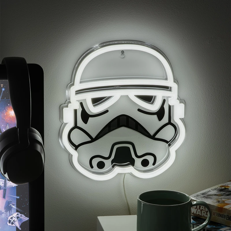 Paladone „Stormtrooper“ prie sienos tvirtinamas LED neoninis šviestuvas