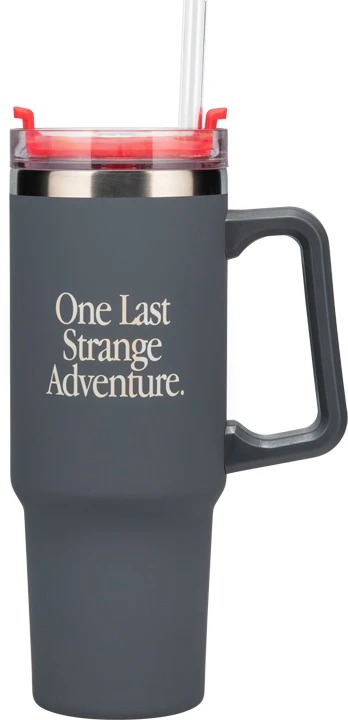 Paladone Stranger Things Sandarus Puodelis su šiaudeliu | 900 ml