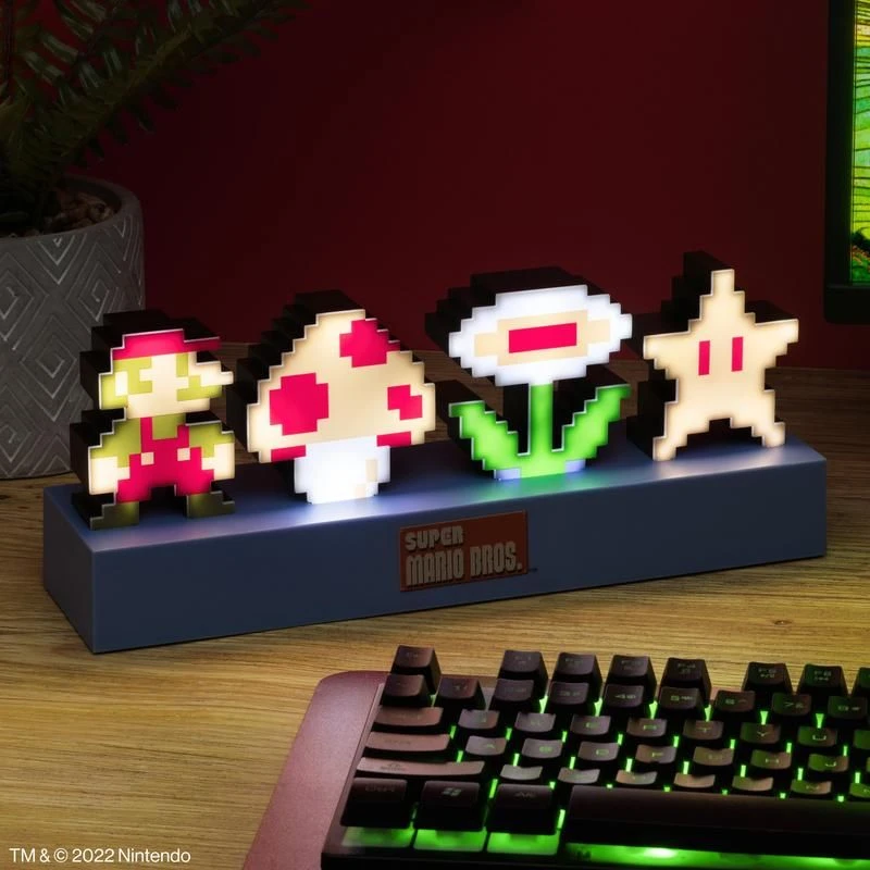 Paladone Super Mario Bros Icons lempa