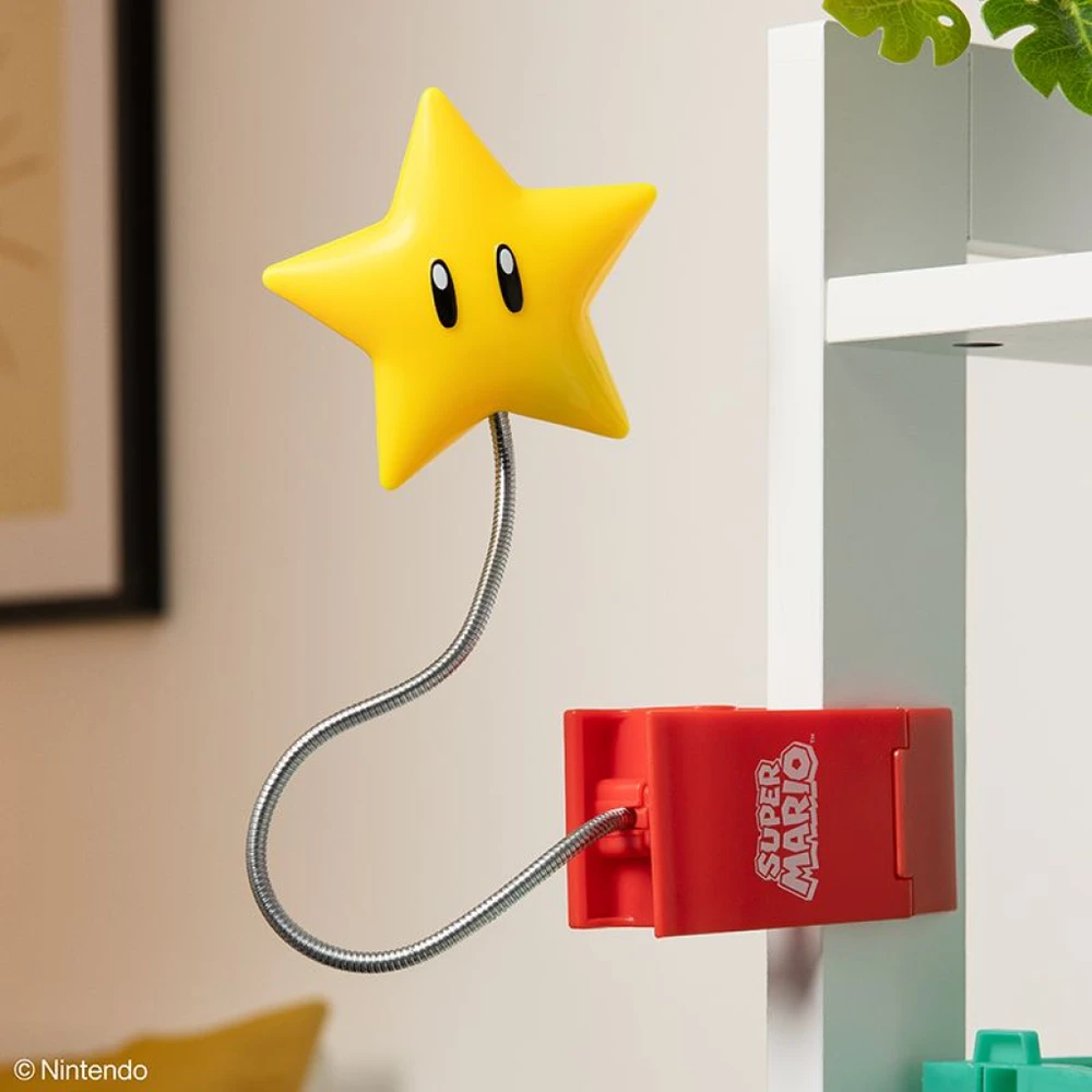 Paladone „Super Mario“ – „Super Star“ knygos lemputė