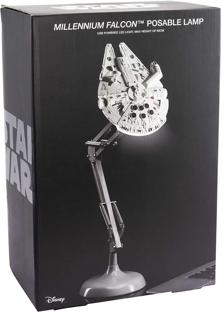 Paladone Žvaigždžių karai – lankstomas stalo šviestuvas „Millennium Falcon“ (PP5056SWV2)