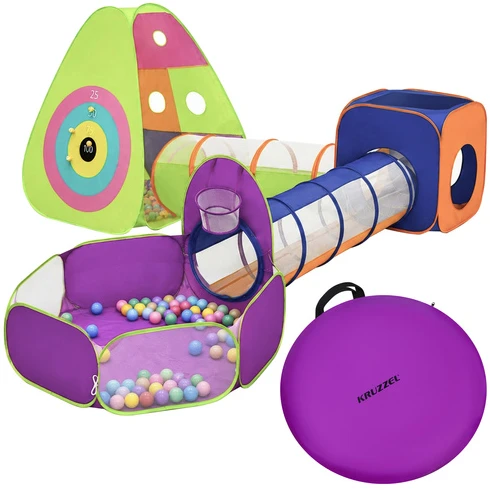 Kruzzel 5-in-1 Children's Tent with Tunnels