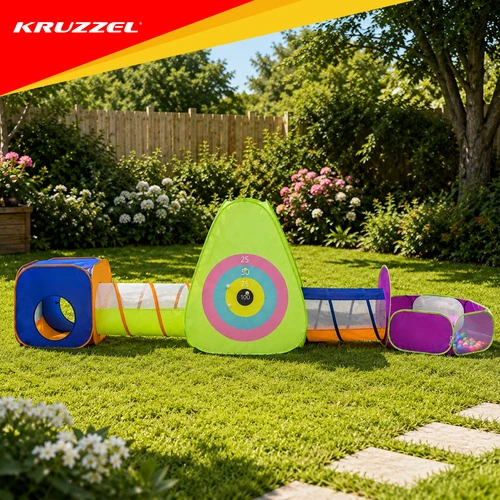 Kruzzel 5-in-1 Children's Tent with Tunnels