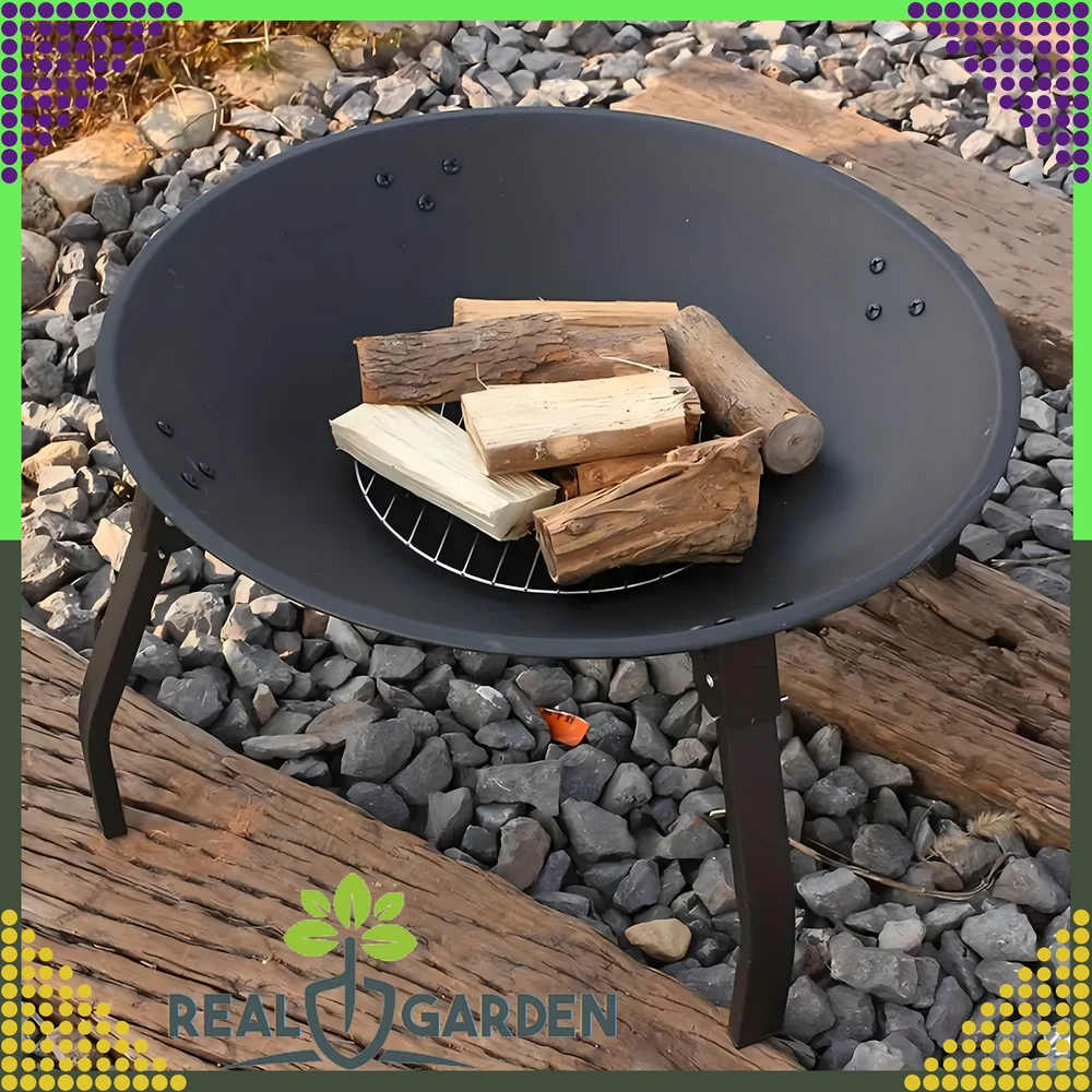 Palenisko Sodo laužavietė „Brilla Cauldron“, plienas, juodas, didelis, 55 cm
