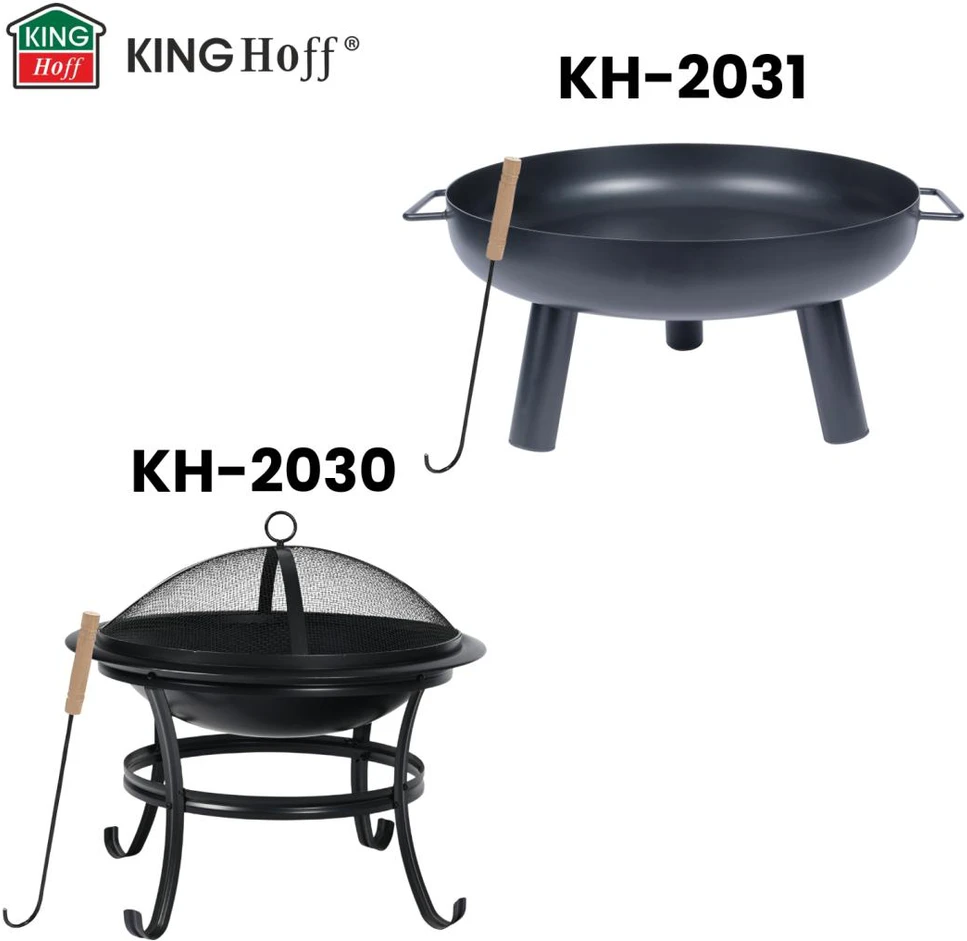 Palenisko Sodo laužavietė, didelė, 60 cm, grilis, laužas, kinghoff, kh-2031