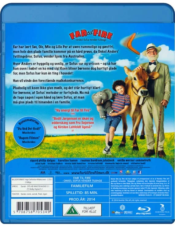 Palladium Keturių vaikų tėvas – dėdės Sofu sugrįžimas (Blu-Ray)