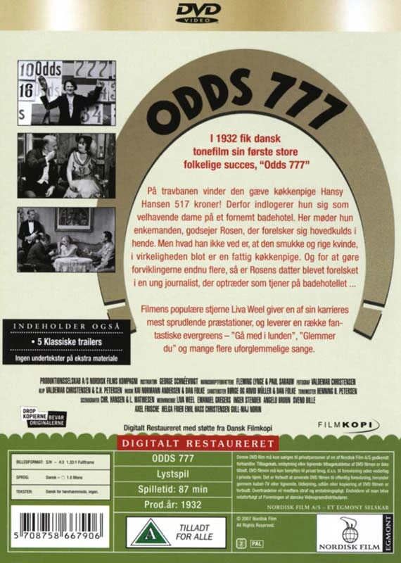Palladium Šansai 777 (Liva Weel) – DVD