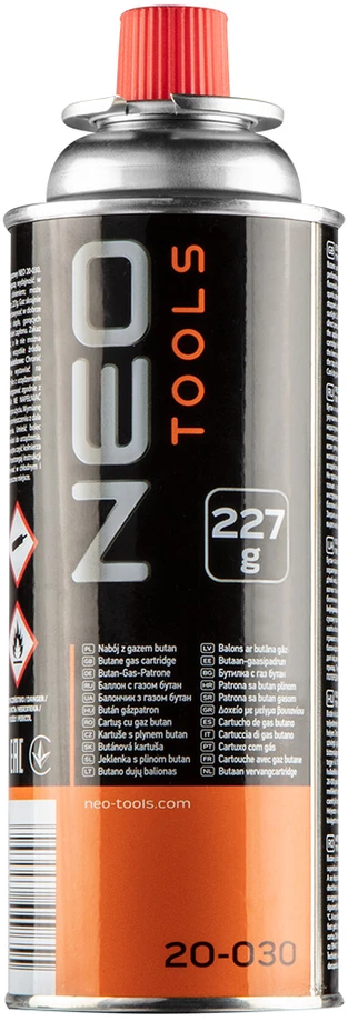 Palnik Užsukamas dujų degiklis + butano dujų balionėlis, 227 g