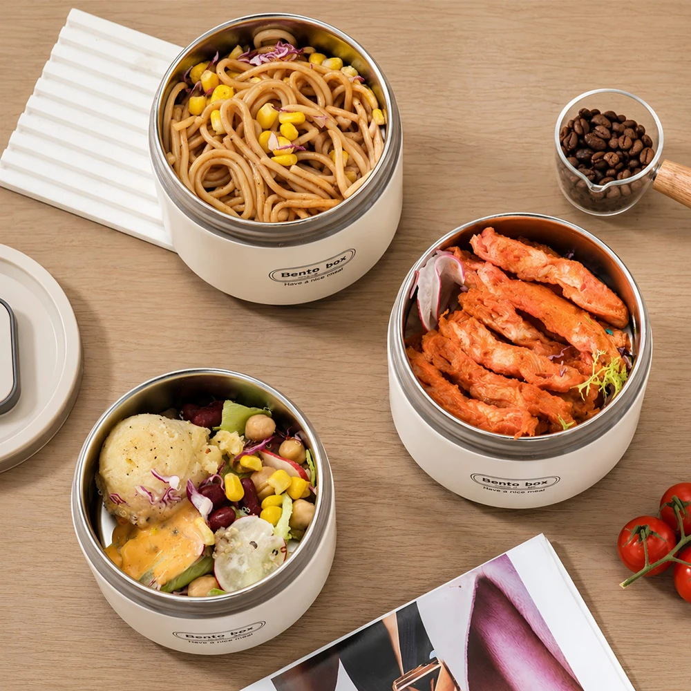 Panel Hurtowy Realb2B „LunchBox“ izoliuotų maisto laikymo konteinerių rinkinys, 4 vnt.