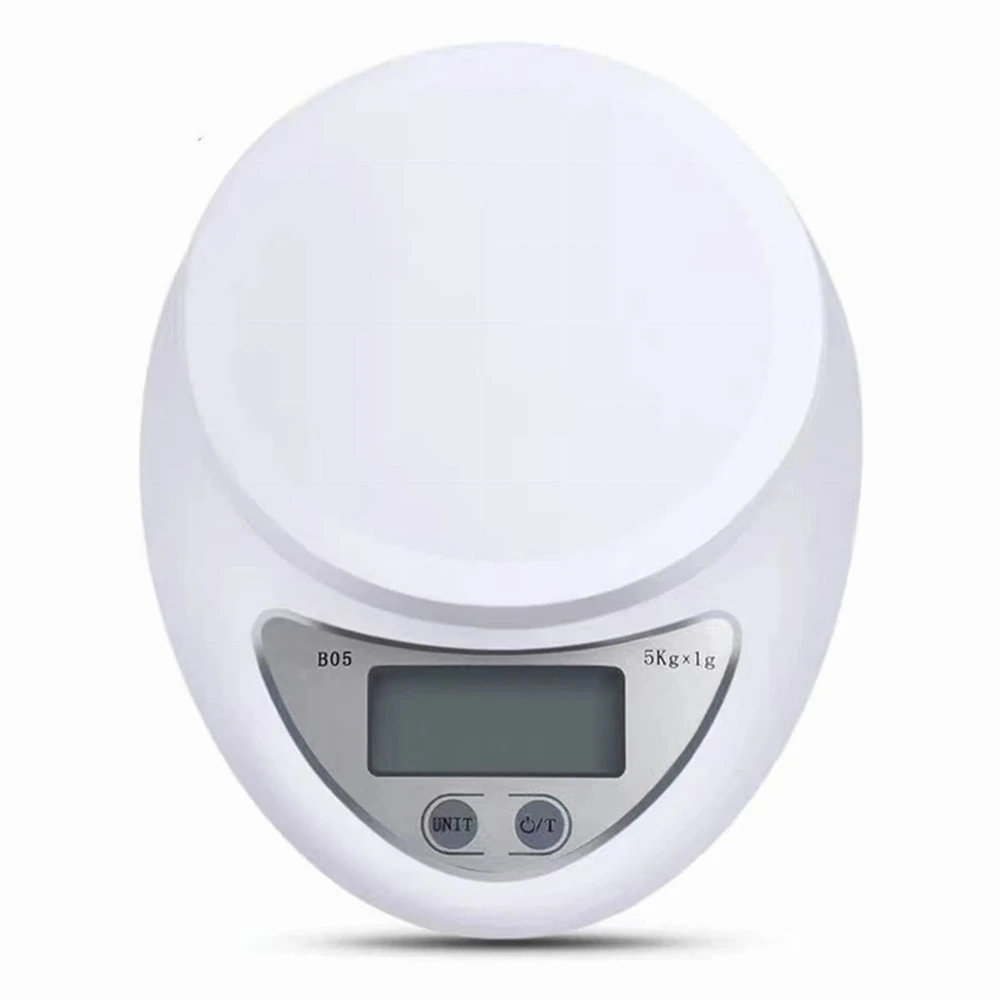 Panel Hurtowy Realb2B Tikslios LCD elektroninės virtuvės svarstyklės su taros dubeniu 5g 5000g/0.1g