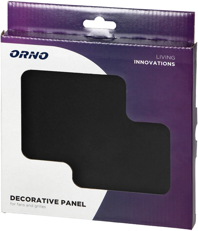 Orno Panel Plexiglass plokštė, universali, matinės juodos spalvos