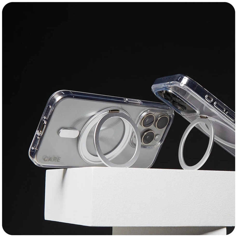 Panzer Glass CARE by PanzerGlass Feature Kickstand Apple iPhone 16 Pro 6.3" sidabrinis/sidabrinis MagSafe 1326