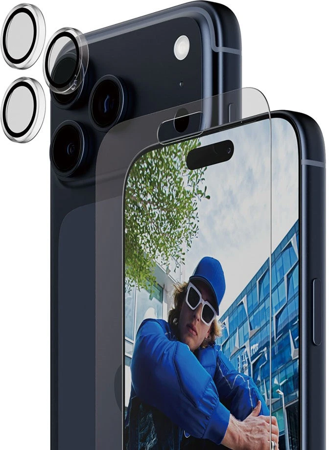 Panzer Glass „PanzerGlass 2-in-1“ klasikinis rinkinys | Ekrano apsauga / objektyvo apsauga | „Apple“ | „iPhone 17 Pro Max“ | Skaidri