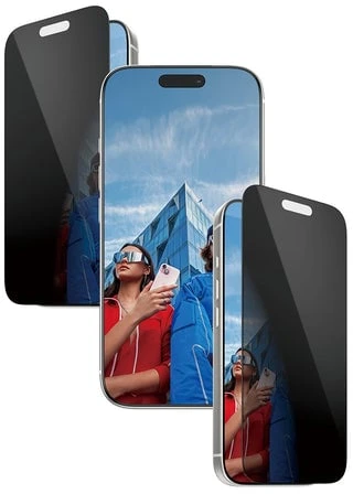 Panzer Glass „PanzerGlass“ – dvipusis ekrano apsauginis elementas, apsaugantis nuo privatumo, „iPhone 17 Pro“ – UWF su „EasyAligner“