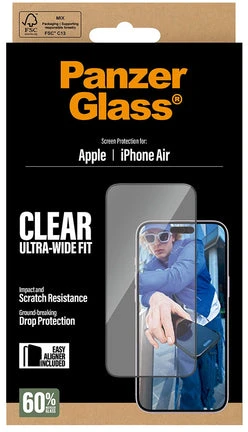 Panzer Glass „PanzerGlass“ – ekrano apsauga – „iPhone Air“ – UWF su „EasyAligner“
