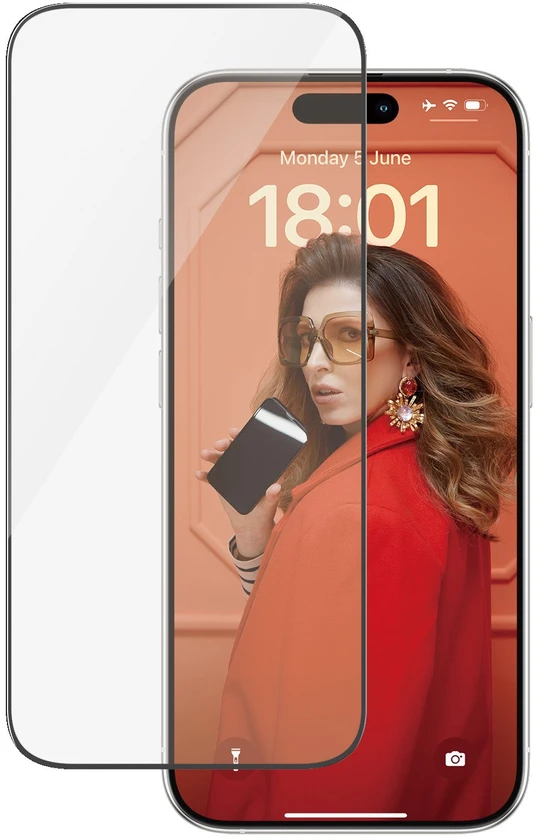 Panzer Glass „PanzerGlass“ – ekrano apsauga „iPhone 15 Pro“ – itin platus pritaikymas su „EasyAligner“