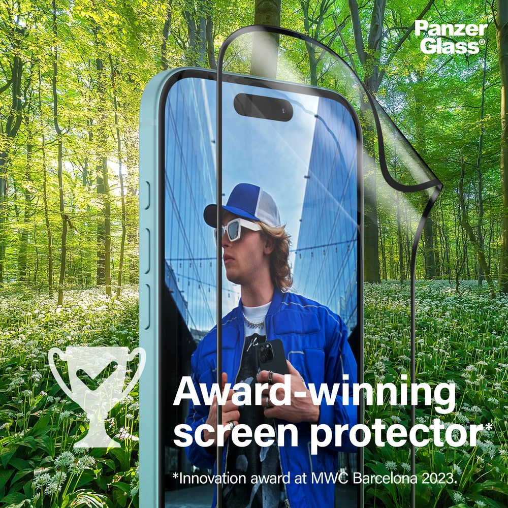 Panzer Glass PanzerGlass MATRIX ekrano apsauga Apple iPhone 16 6.1" Itin platus pritaikymas 2869